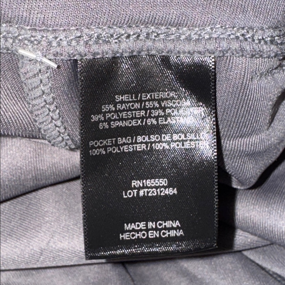 32 Degrees Pull On Soft Knit Capri Pants Pewter Gray Women’s Large L - Picture 11 of 13